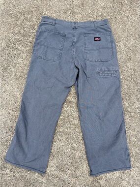 Dickies Gray Work Pants 34x30 Straight Leg Carpenter Utility Pants